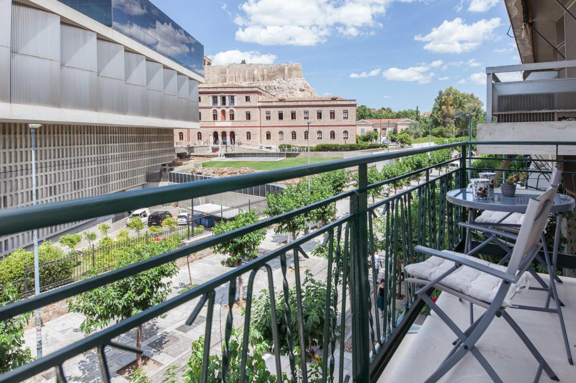 Acropolis View Modern Deluxe Suite With Balcony Atene Esterno foto