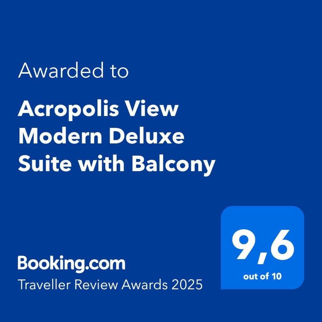 Acropolis View Modern Deluxe Suite With Balcony Atene Esterno foto